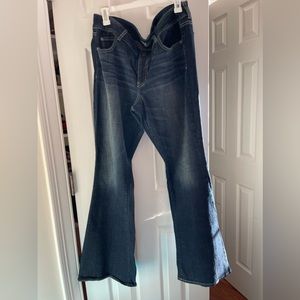 Flared leg jeans